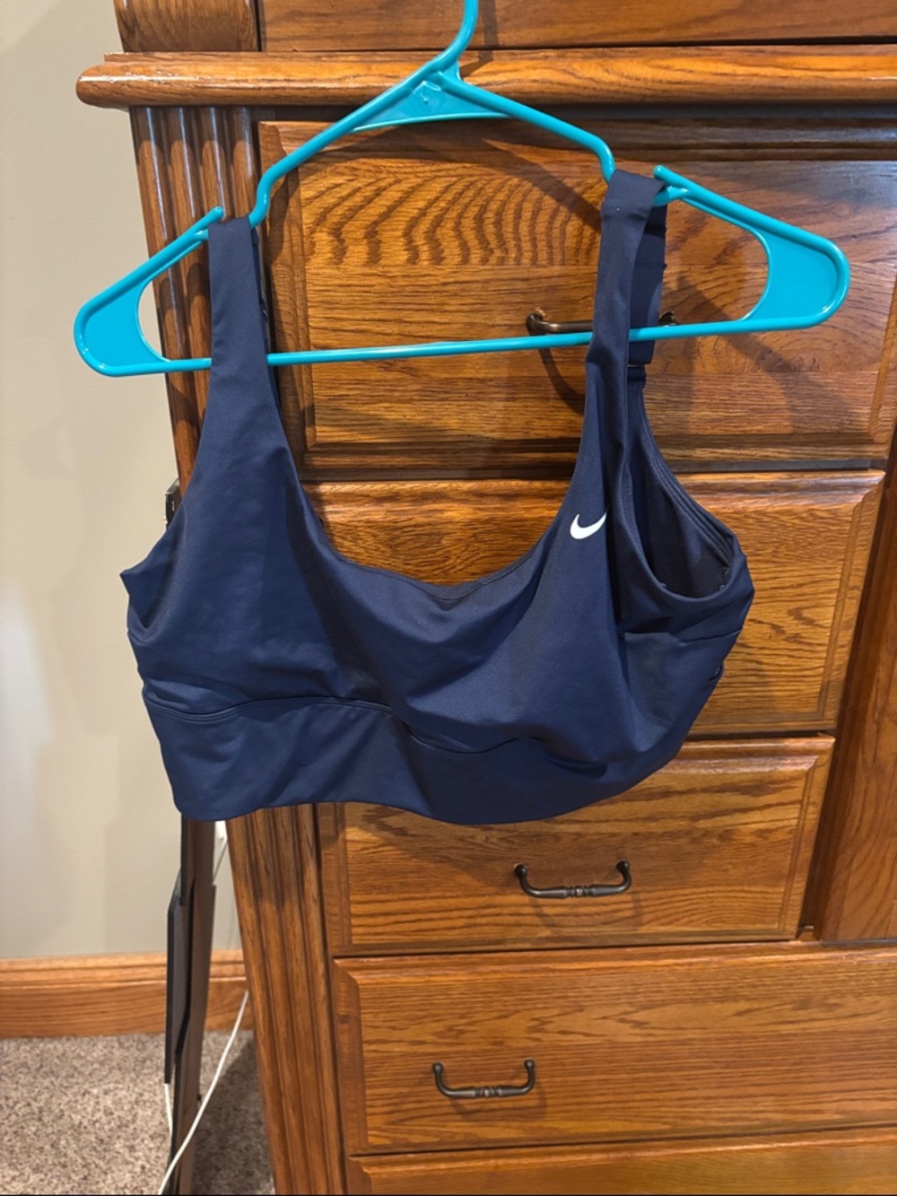 Nike Navy Blue Medium Support Sports Bra